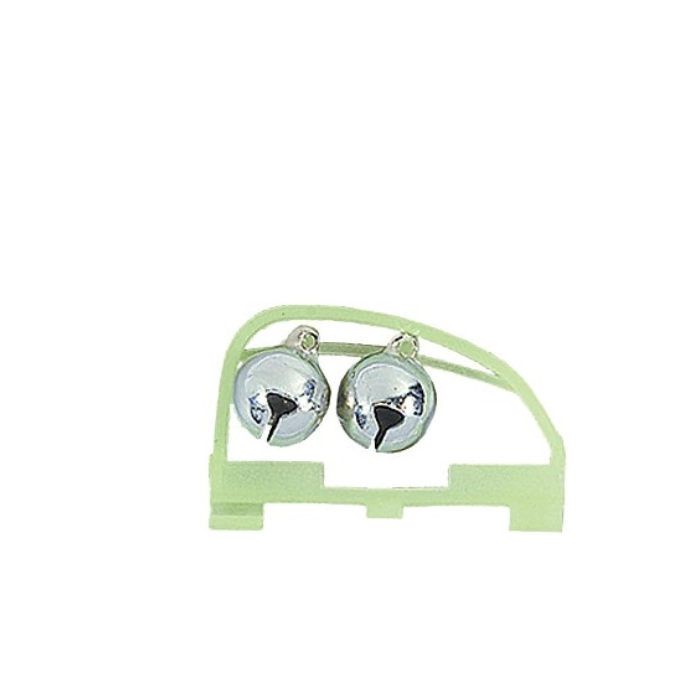 DZWONEK PODWÓJNY Z UCHWYTEM 100SZT